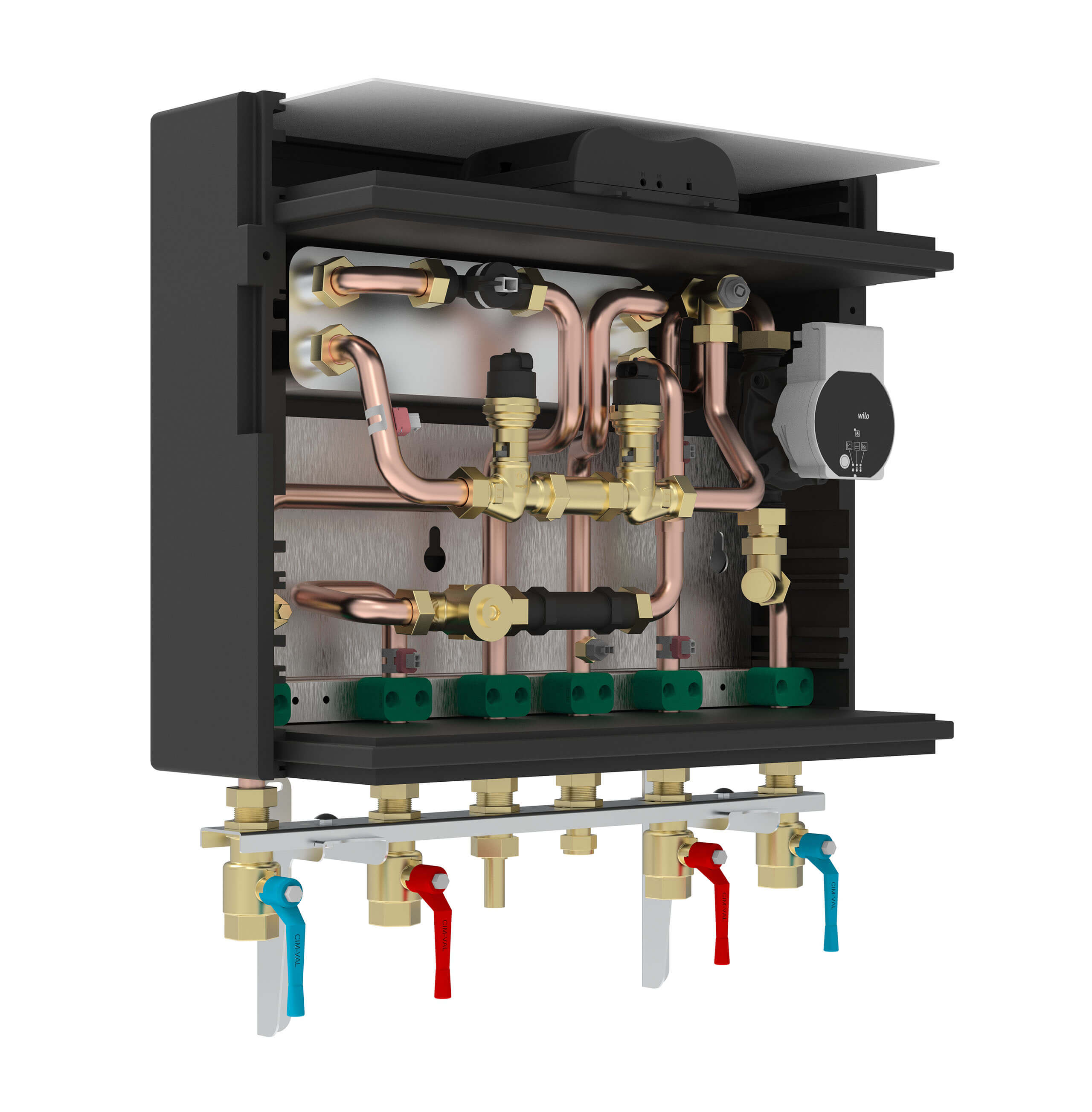 Aansluitset 500 serie (2xkogel/2xCV)